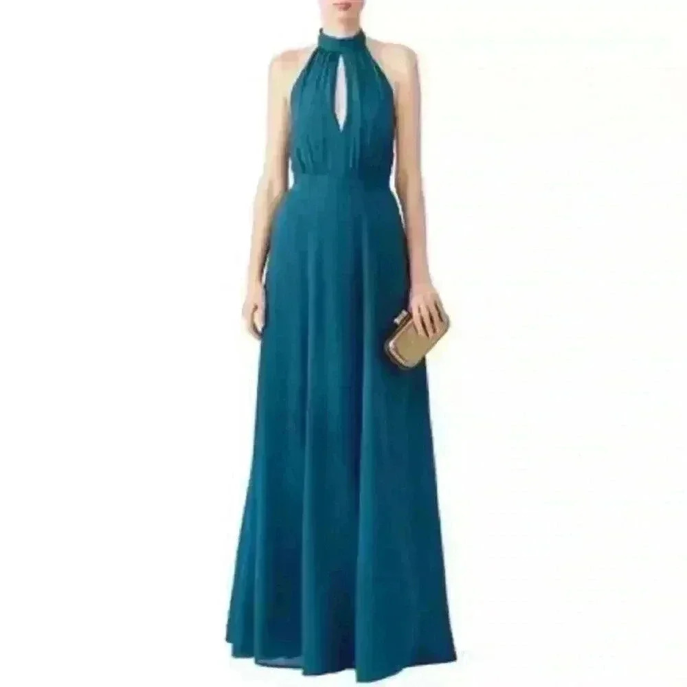 Yumi Kim formal dress teal blue - Picture 6 of 6
